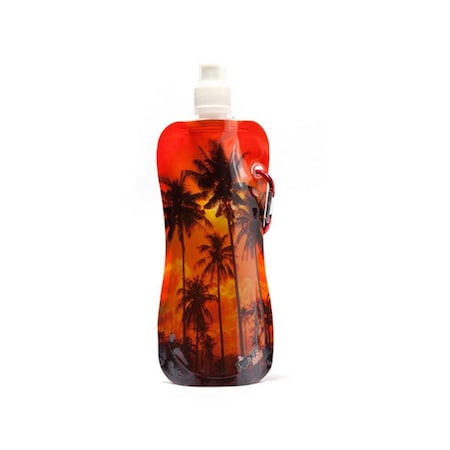 Zees Creations Beach Sunset Pocket Bottle With Brush